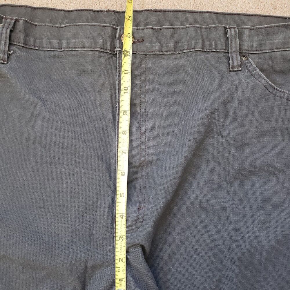 Lot Of 2 Dickies Carpenter Pants Size 44x32 Mens Beige & Gray Duck Canvas - Picture 8 of 16